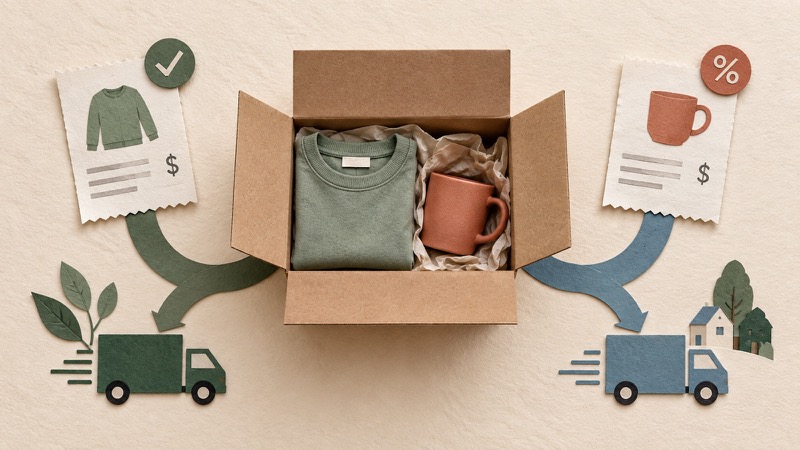 Shipping Tax on Mixed Carts: Taxable and Exempt Items article illustration